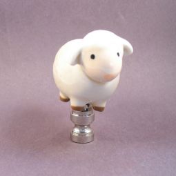 Lamp Finial; Cute Lamb