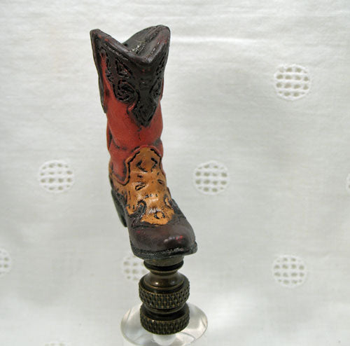 Cowboy Boot Lamp Finial