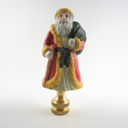 Lamp Finial Christmas Santa Claus