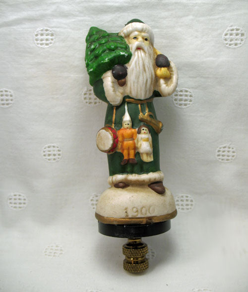 Santa Vintage Lamp Finial