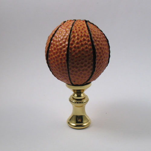 Lamp Finial:  Basketball