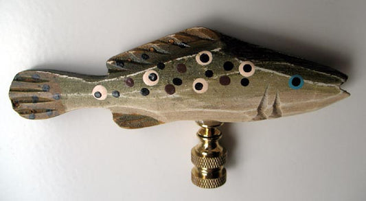 Painted Fish. 5x 2 1/2" overall