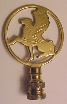 Pegasus 3 inch finial