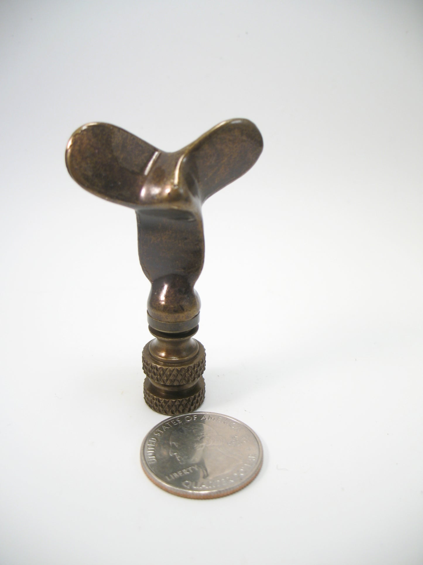 Lamp Finial Boat/Ship Propeller Bronze Standard Thread