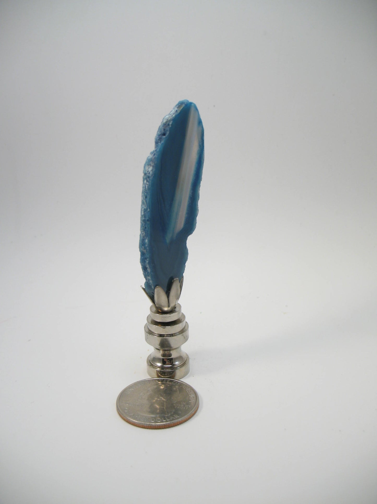 Lamp Finial Small Cobalt Goede Slice