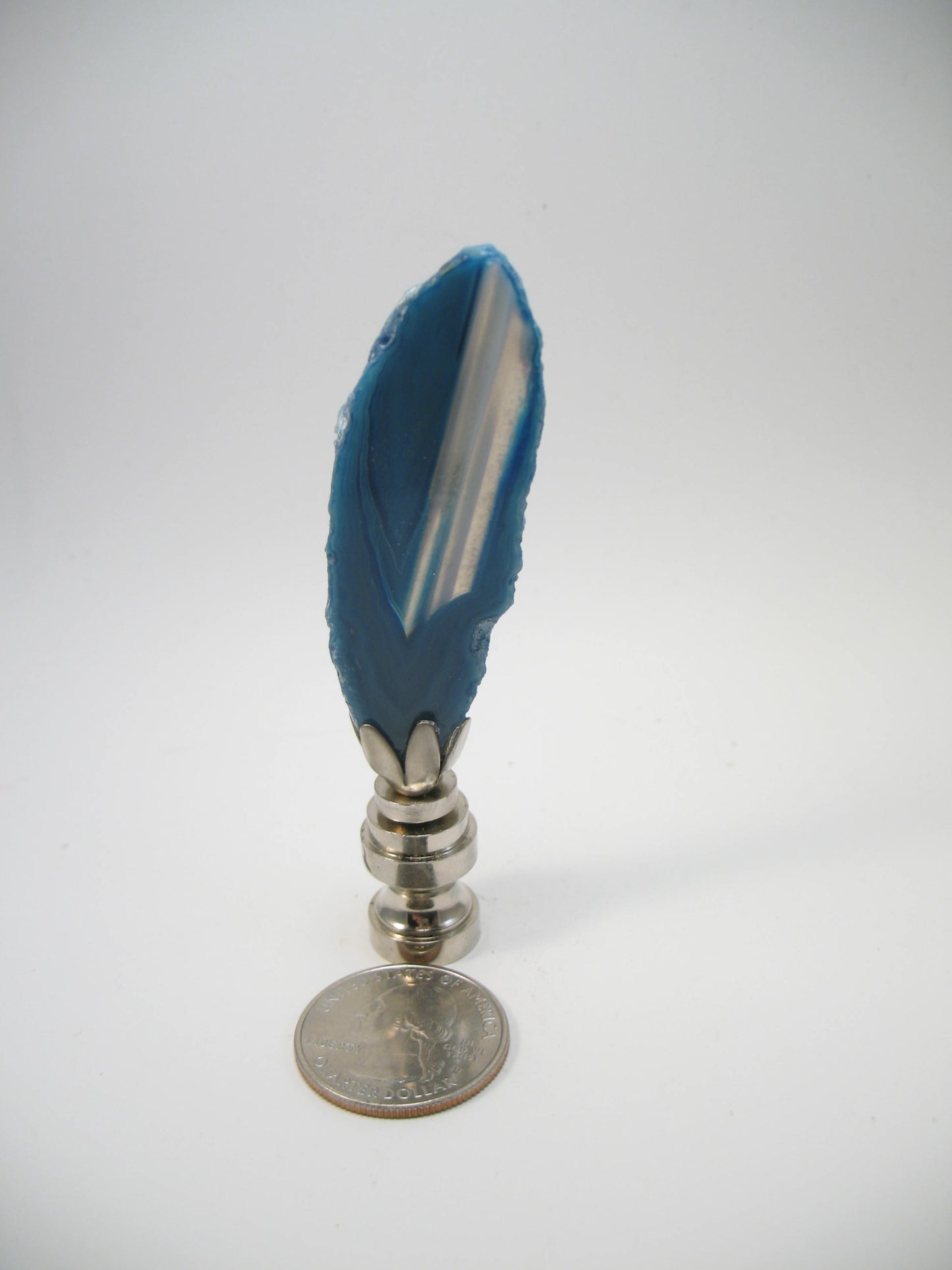 Lamp Finial Small Cobalt Goede Slice