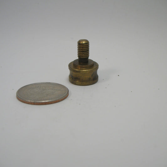 Lamp Finial Part Antique Brass Nozzle 3/8 to 1/4-27