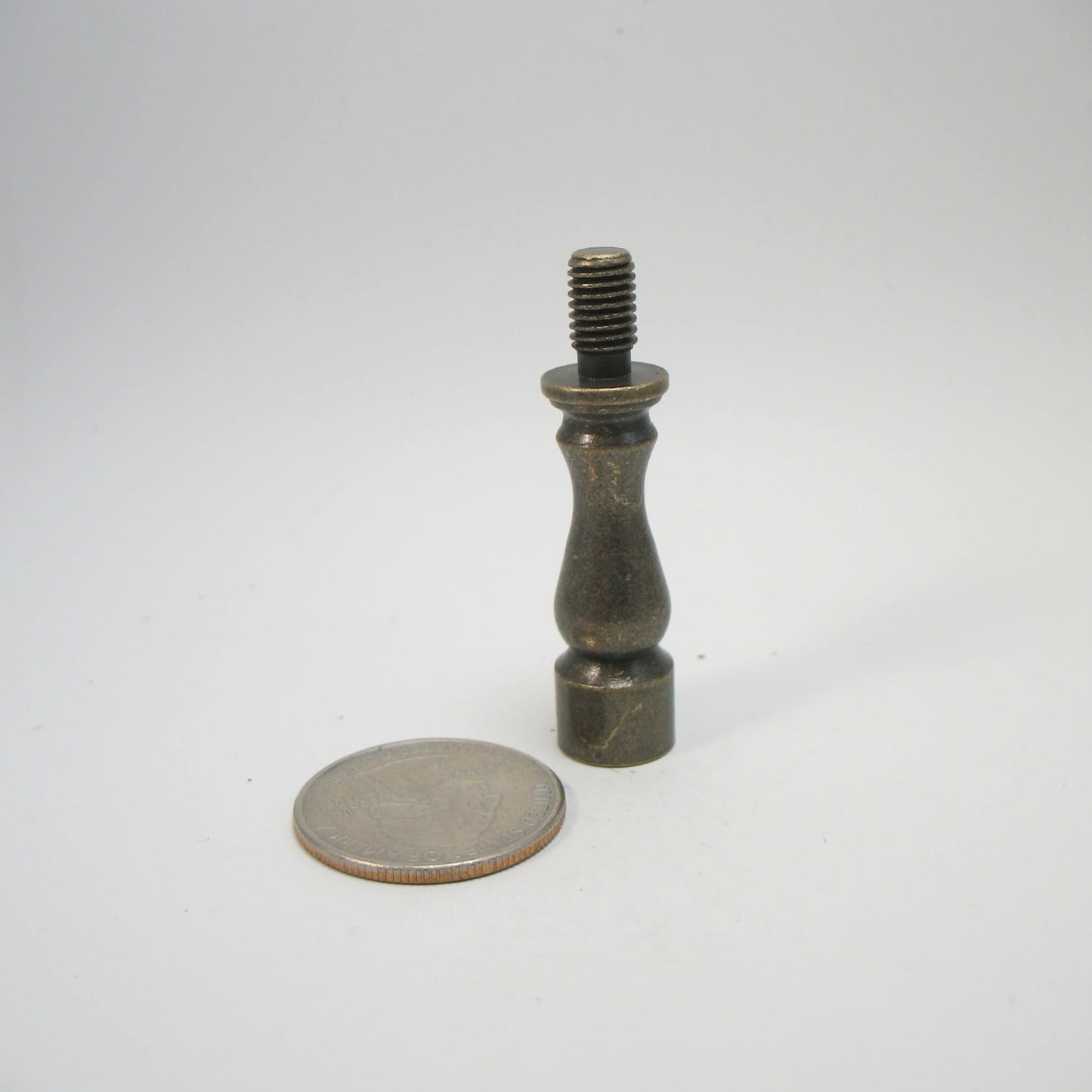 Lampshade, Finial Riser 1 1/2 inch Antiqued Brass