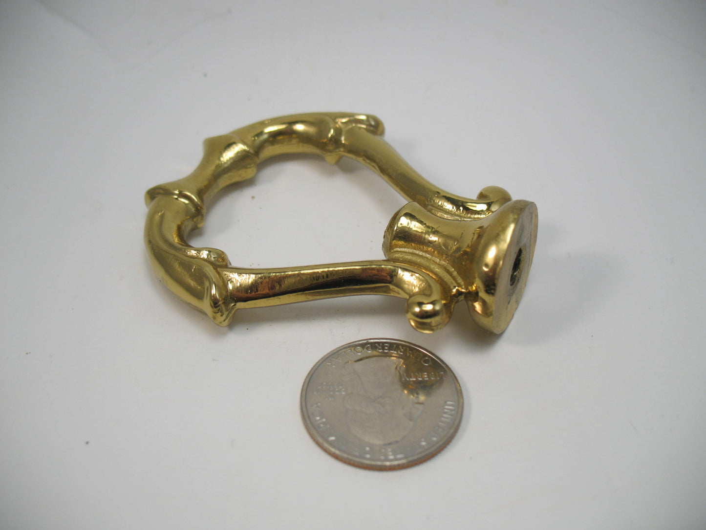 Lamp Finial Brass Fancy Brass Loop