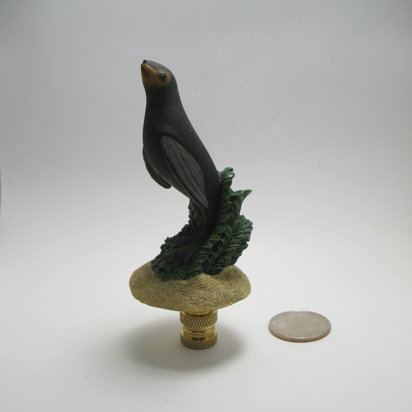 Harbor Seal. 4" tall overall