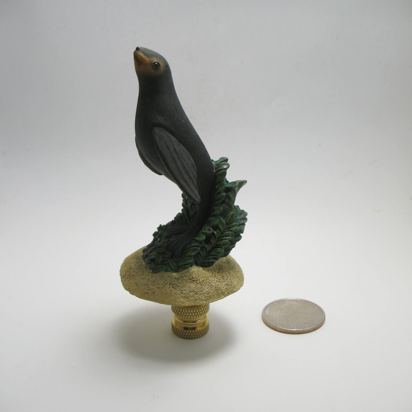 Harbor Seal. 4" tall overall