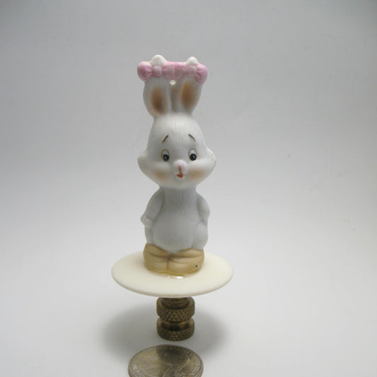 Cute Small White Easter Rabbit