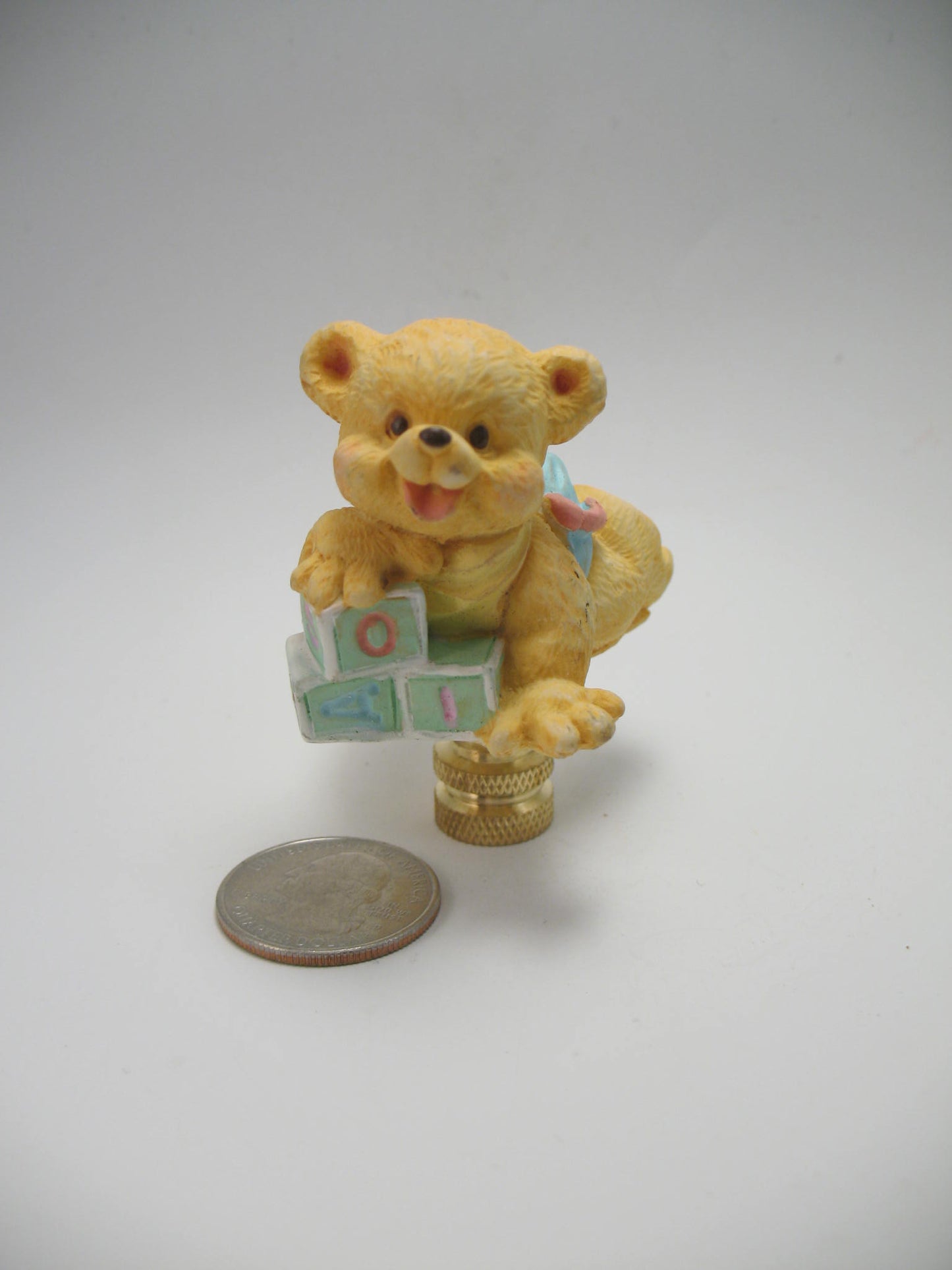 Lamp Finial Baby Teddy