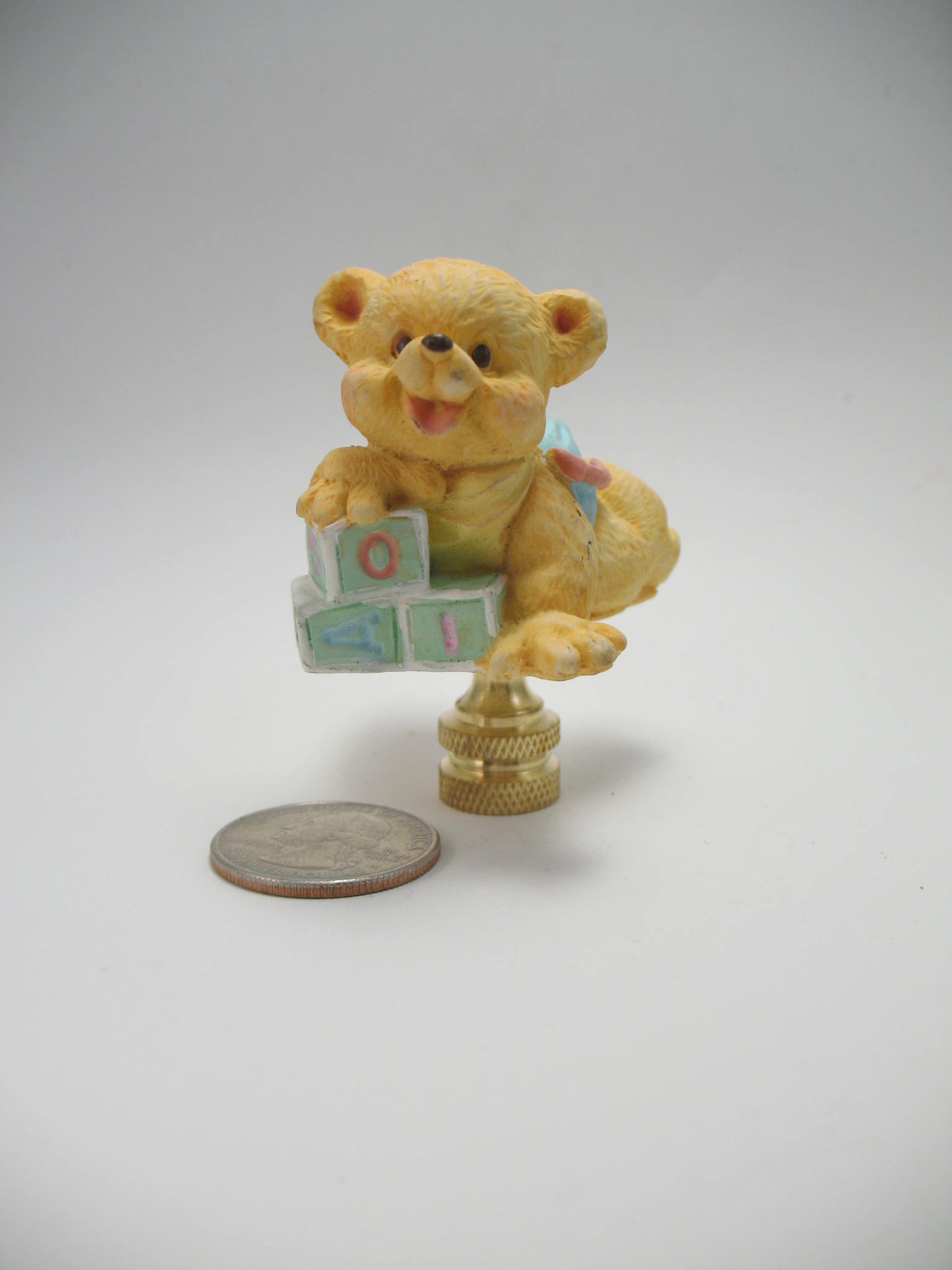 Lamp Finial Baby Teddy