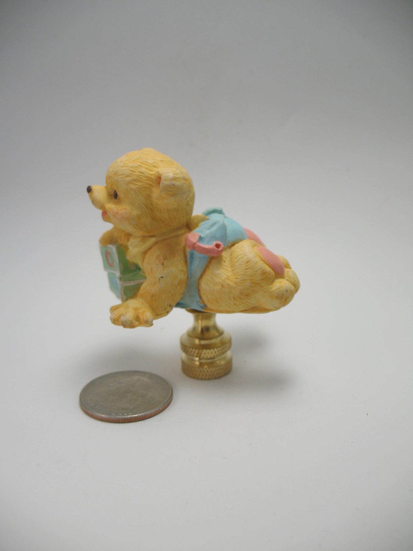 Lamp Finial Baby Teddy