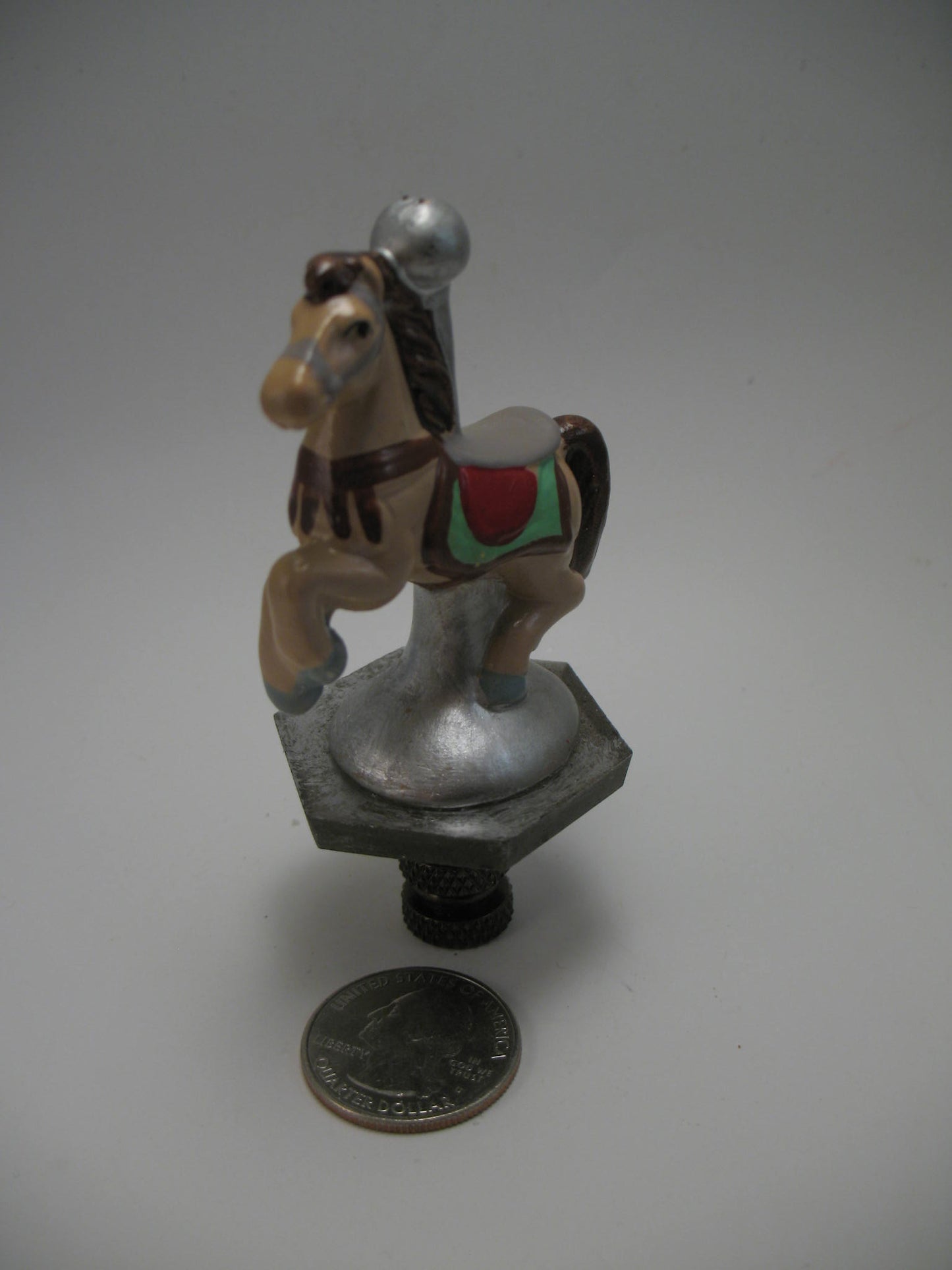 Lamp Finial Horse Figure