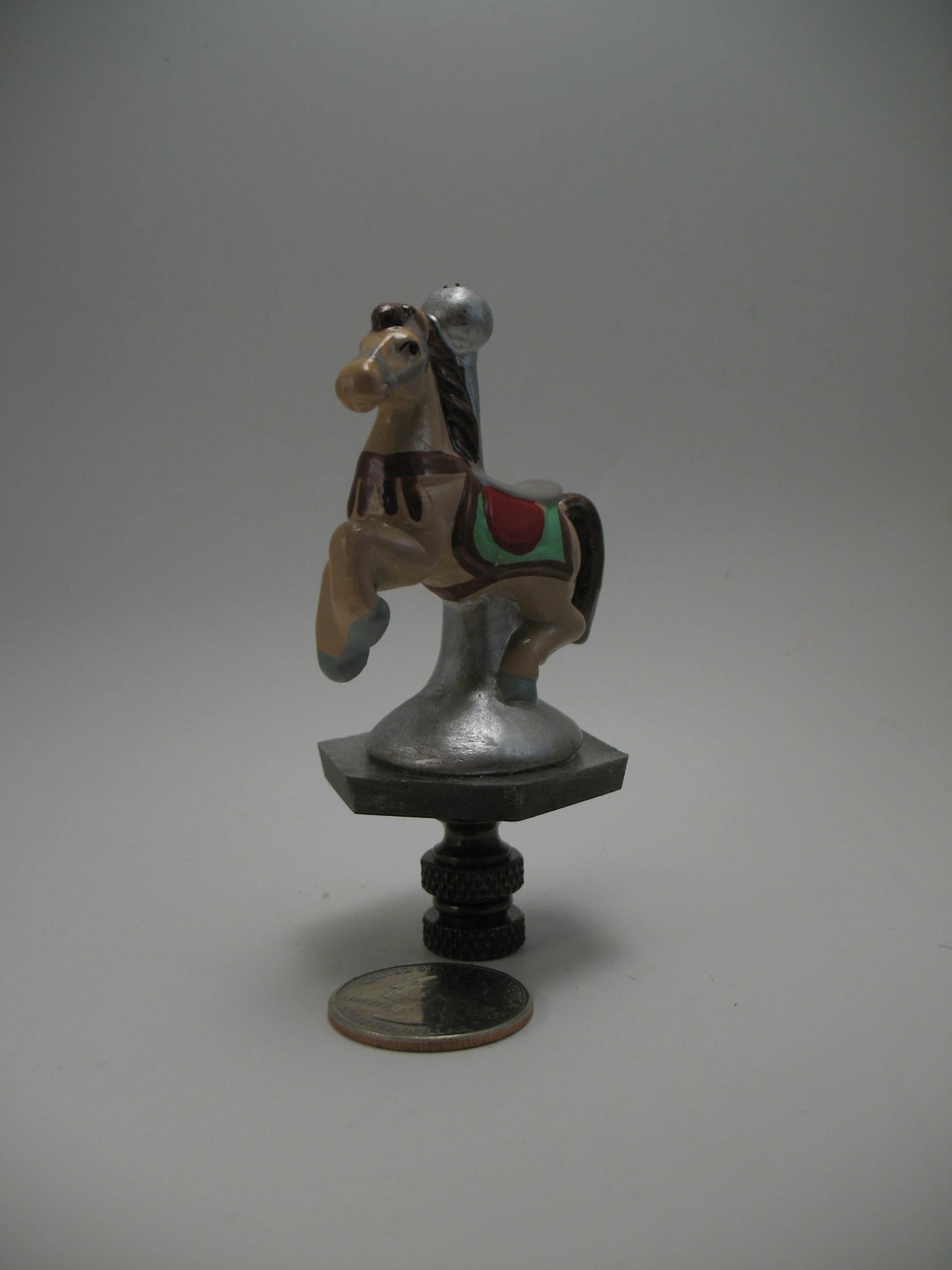 Lamp Finial Horse Figure