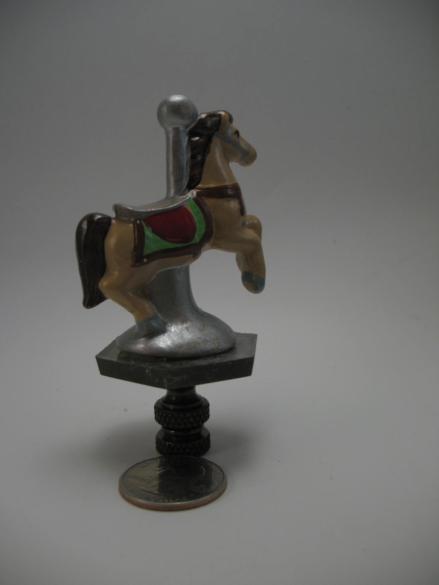 Lamp Finial Horse Figure