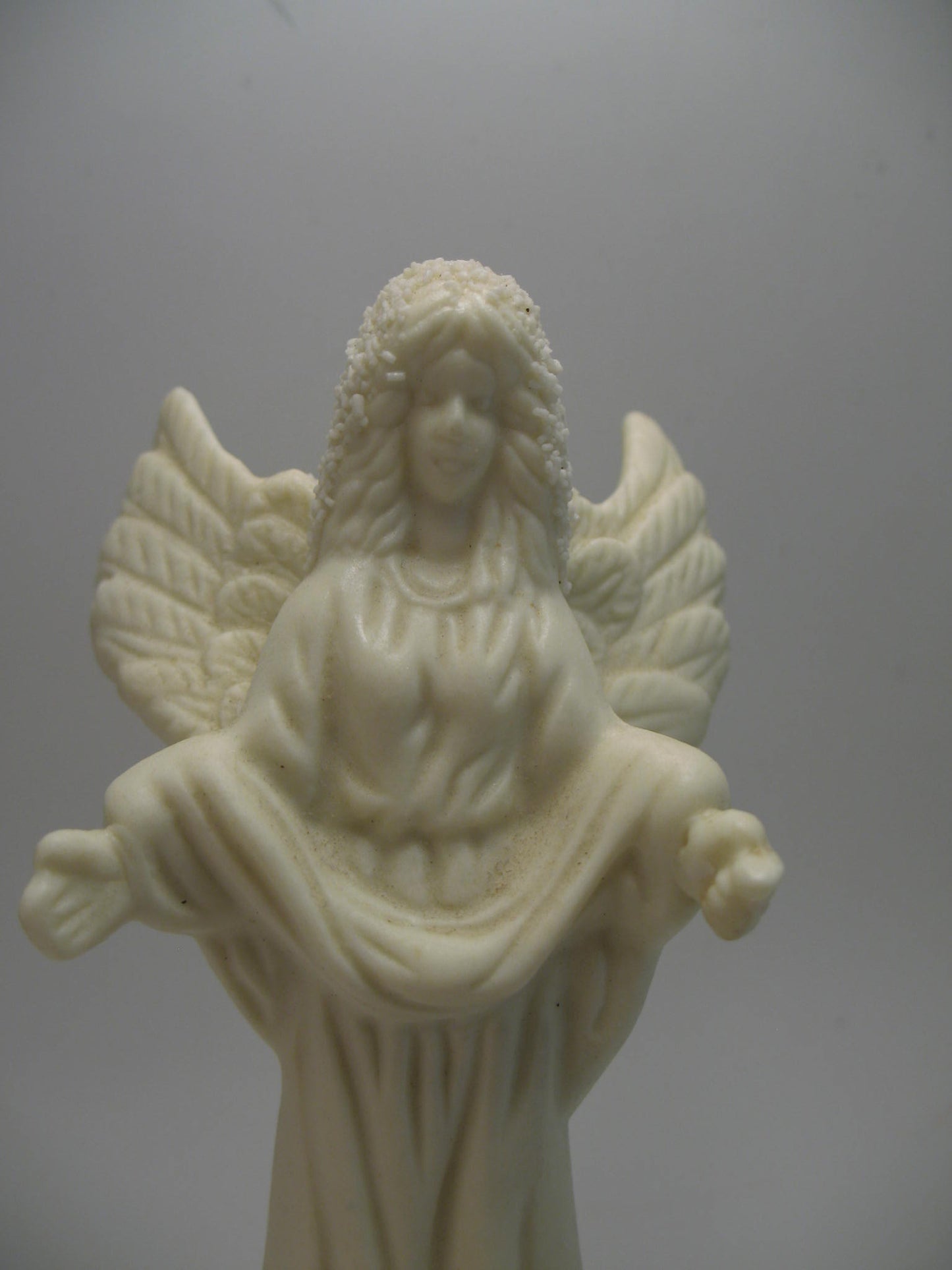 Lamp Finial White Christmas Angel
