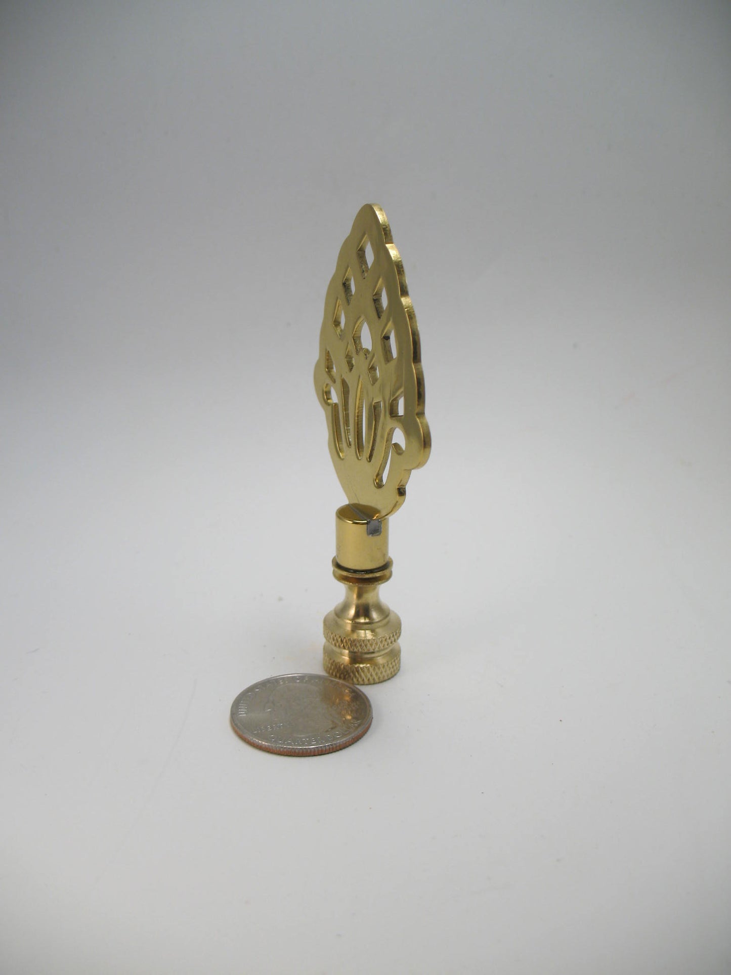 Brass Lamp Finial Pine Apple Symbol