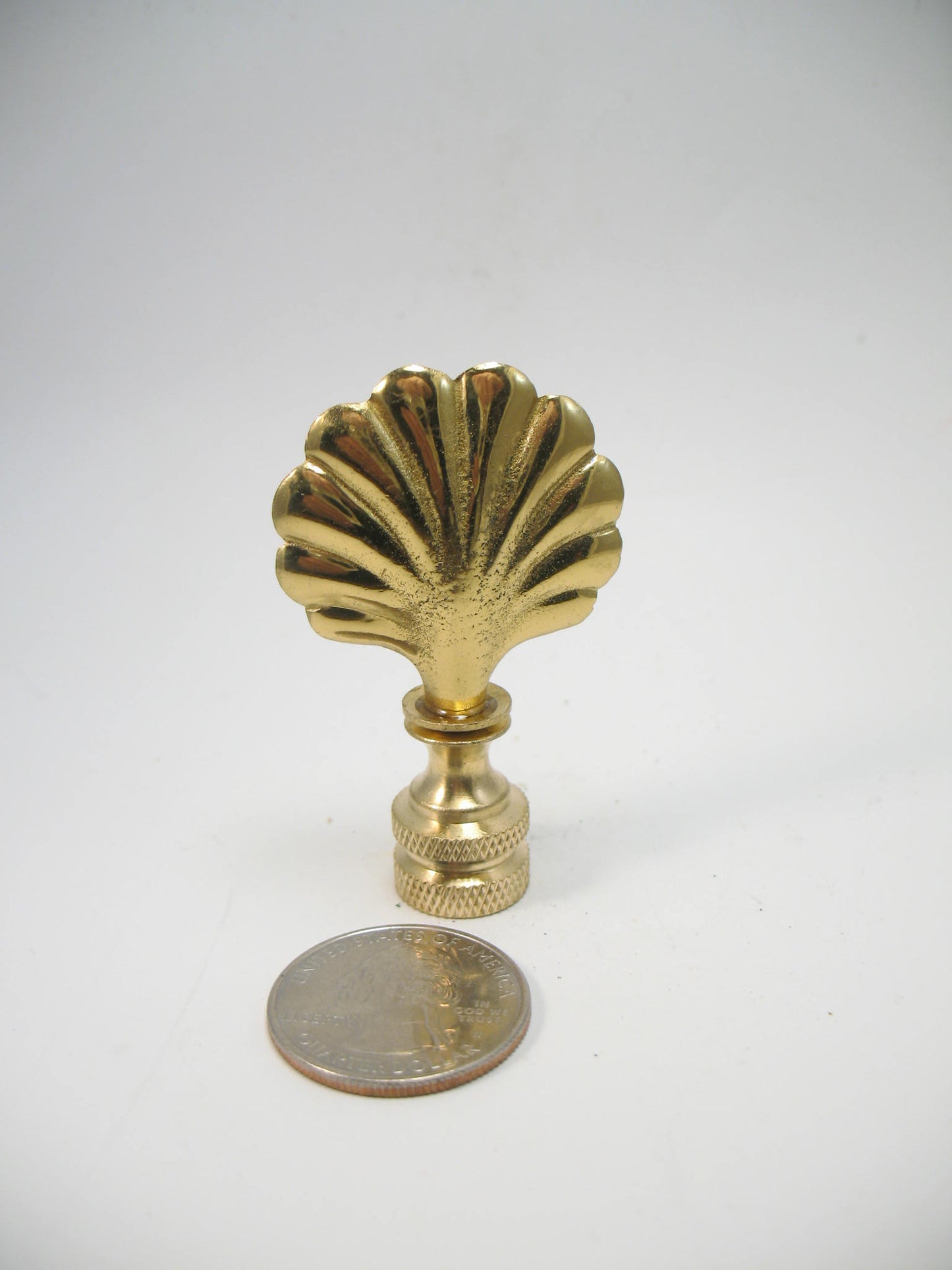 Lamp Finial Small Metal Shell