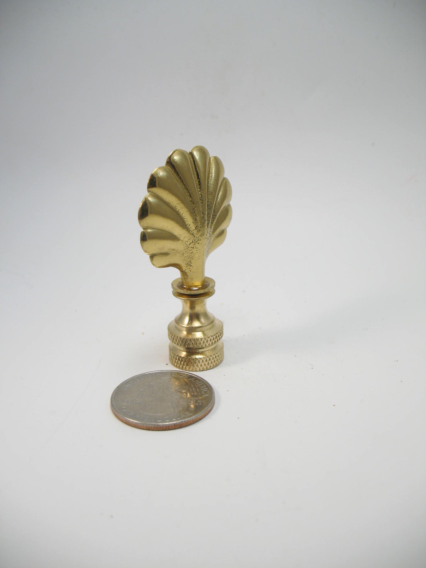 Lamp Finial Small Metal Shell