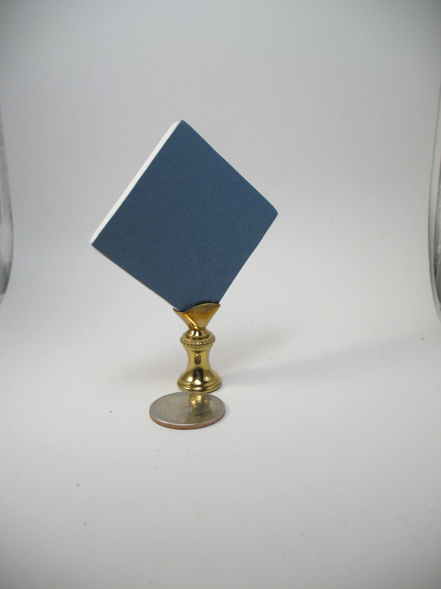 Blue and White Tile Lamp  Finial Standard Thread 1019Y
