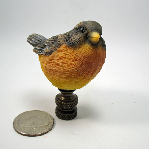 Lamp Finial Robin Young Bird