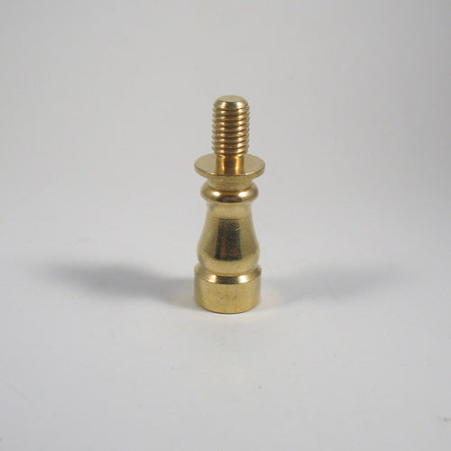 Lampshade Riser:  Solid Brushed Brass  1" riser