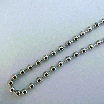 #6  Nickel Ball Chain sold by the foot