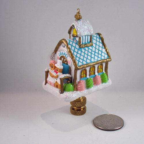 Lamp Finial;  Wedding Chapel Resin Novelty