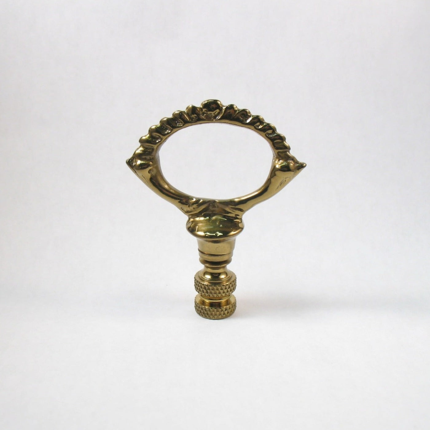 Finial:  Fancy Loop. 2 3/4" overall